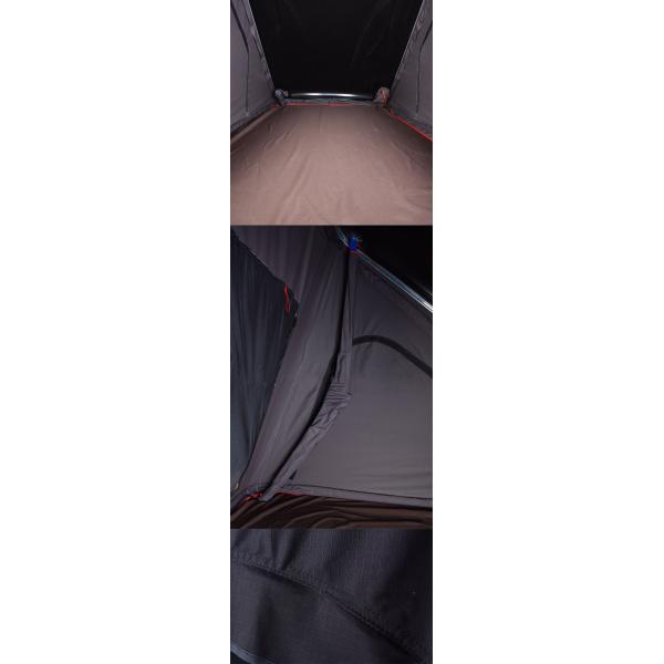 210x130cm Waterproof Camping Tent Area Wedge Aluminium Triangle Roof Top Tent