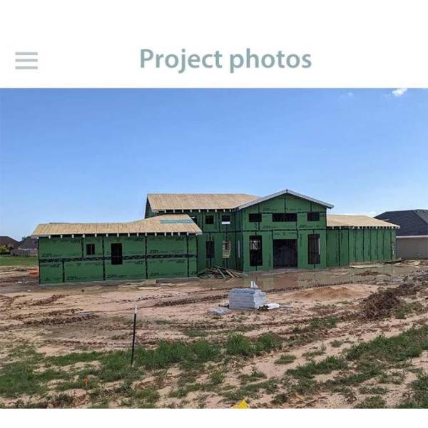 Maison familiale unique de luxe préfabriquée en acier avec norme australienne