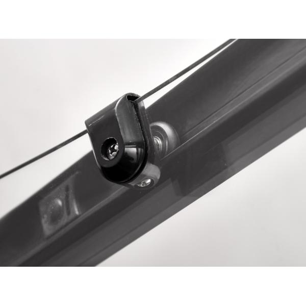 Кабина ливня с белым акриловым алюминием подноса 850*850*2250cm черным