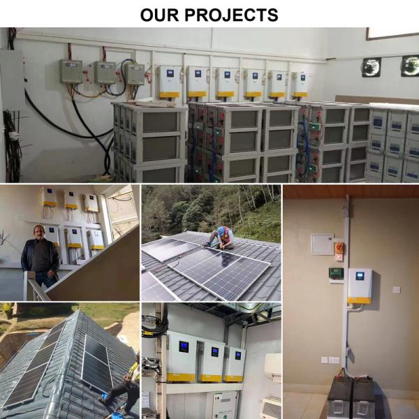 1kva Surge Power Hybrid Solar Inverter AC 220V 230V For Home Use