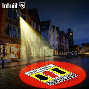 LED 60W Outdoor Waterproof Ip65 Halloween Christmas Led Wedding Rotating Gobo Projector Custom logo Signs Advertising Light