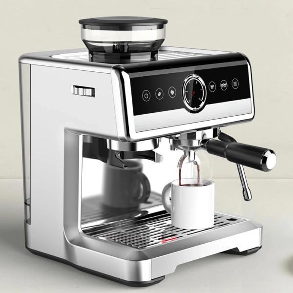 Semi-automatic Coffee Machine with All Accessories Italian Stainless Steel Automatic