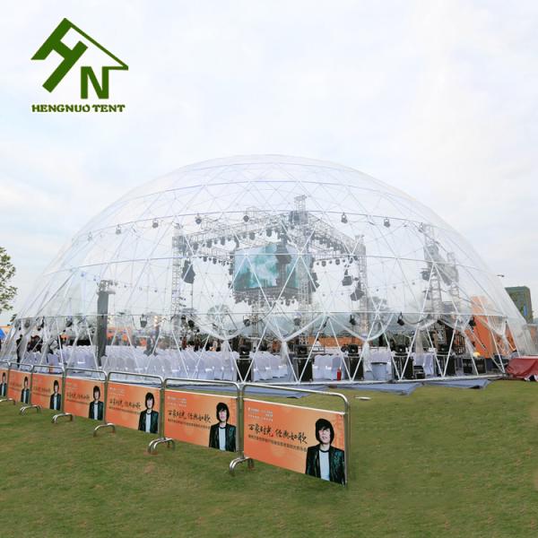 Diameter 35m Big Dome Tent Anti Rust Surface Outdoor Concert Flame Retardant