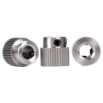 Feed Wheel 36 Teeth MK7 MK8 3D Print Head Extruder Stainless Steel