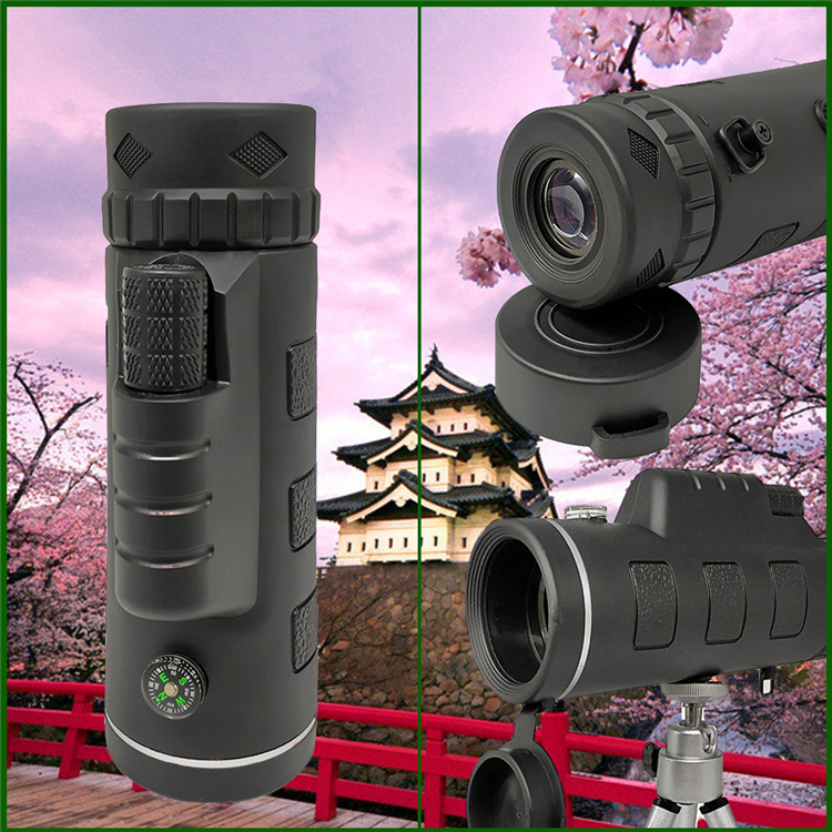 Телескоп большого определения окуляра 40x60mm высокого Monocular с держателем телефона