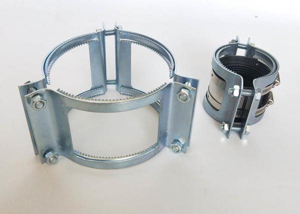150mm Diameter Industrial Pipe Clamps Grip Collar Pipe Coupling OEM Service