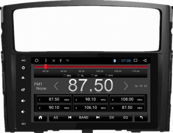 Ouchuangbo car radio gps stereo android 6.0 for Mitsubshi Pajero 2014 with SWC USB Mirror-Link bluetooth AUX