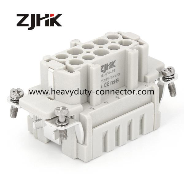 16A 10P FS Heavy Duty Connector Cage Clamp Termination Replace Weidmuller HDC HE Series