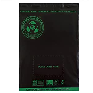 Waterproof Recyclable Mailers, Eco Friendly Mailers, Shipping Bags for Clothing, Mailing Envelopes Packaging