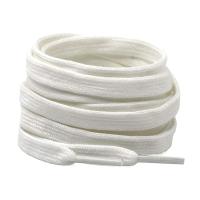Los cordones de las botas de algodón de cera plana blanca Los cordones de las botas de cera plana Ala roja