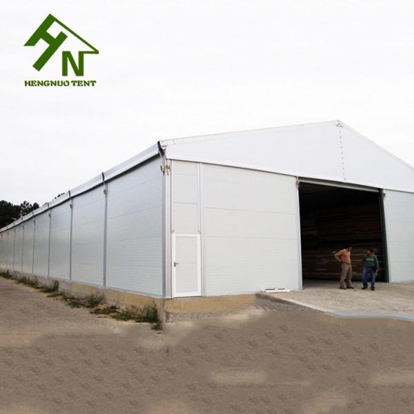 20x40m Side Height 4m Outdoor Warehouse Tents Solid Wall Storage Canopy