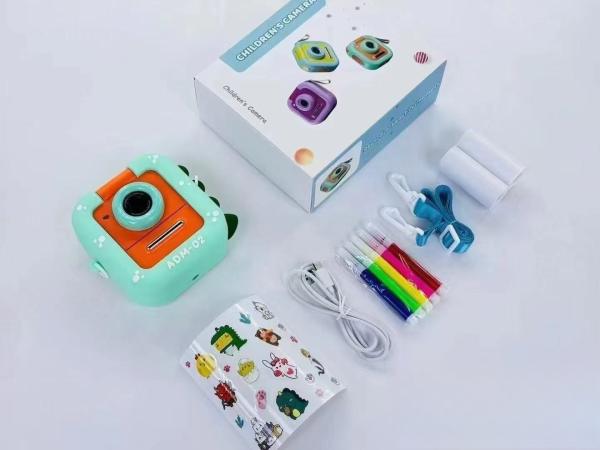 M8 2.4 Inch Screen Camera 3 Games Digital Camera for Children Mini Instant Print Camera