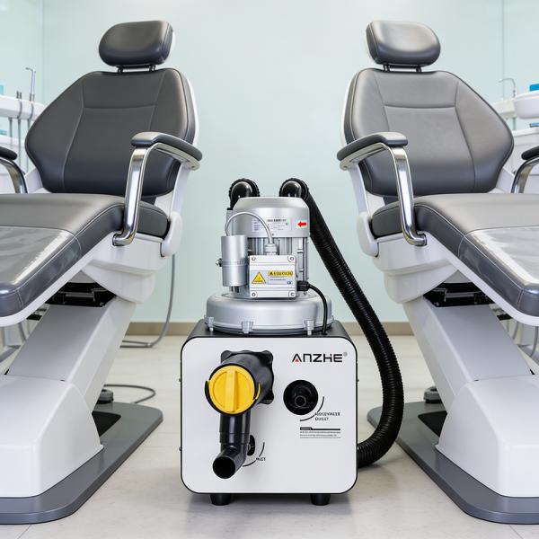 750W Dental Suction Unit with 1000L/min Airflow and Air & Water Vapor Separation