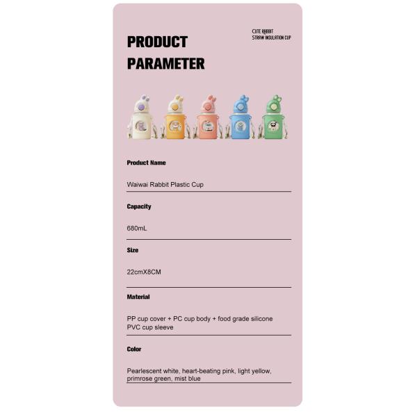 Kids School Water Bottle with Cartoon Design Strap and Thermal Insulation Performance
