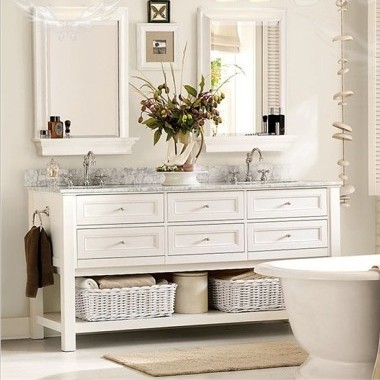 Customized White Shaker Design Bathroom Vanity Combo with Sink YALIG Customized Designs