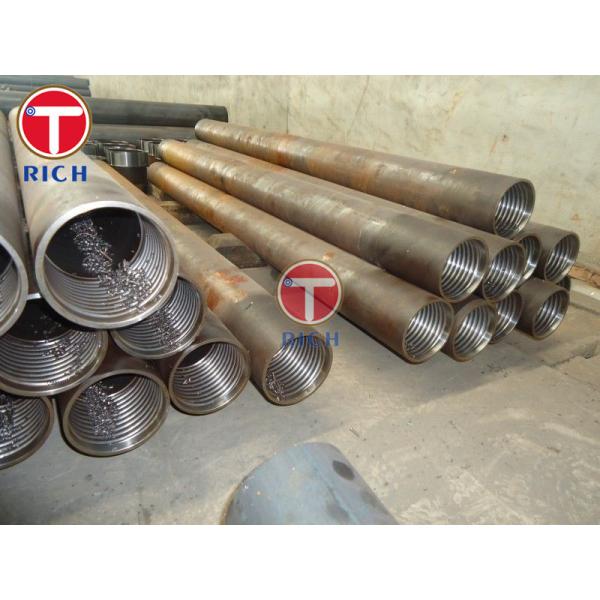 Round Shape Drilling Steel Pipe / Seamless Steel Tube Length 4m - 12.5m