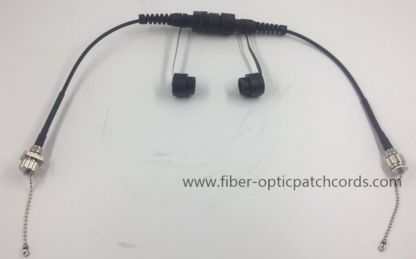 TFOCA 4 до TFOCA 4 Сборка тактических волоконно-оптических кабелей TFOCA до TFOCA 4Core Fiber Optic Patch Cord