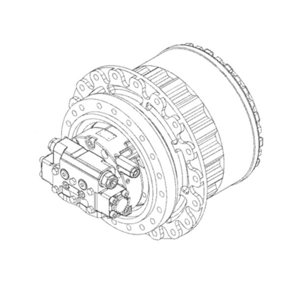 227-6116 267-6796 Hydraulic Final Drive Assy for E325 E325C E325D Excavator Parts