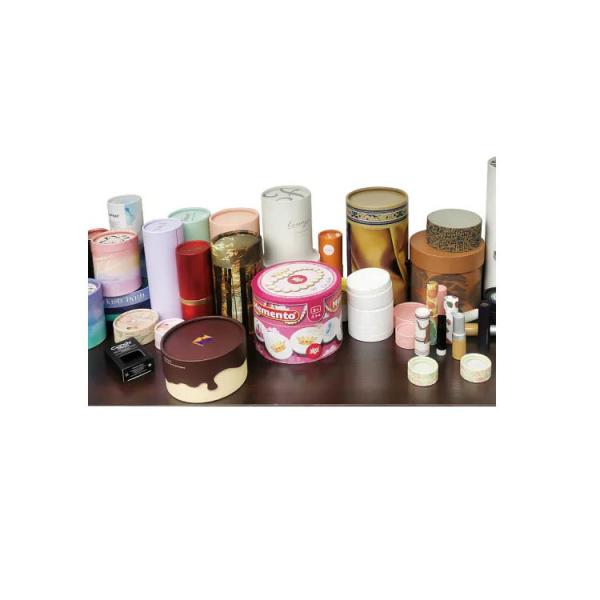 CE Biodegradable C2S Paper 200gsm Cylinder Paper Boxes