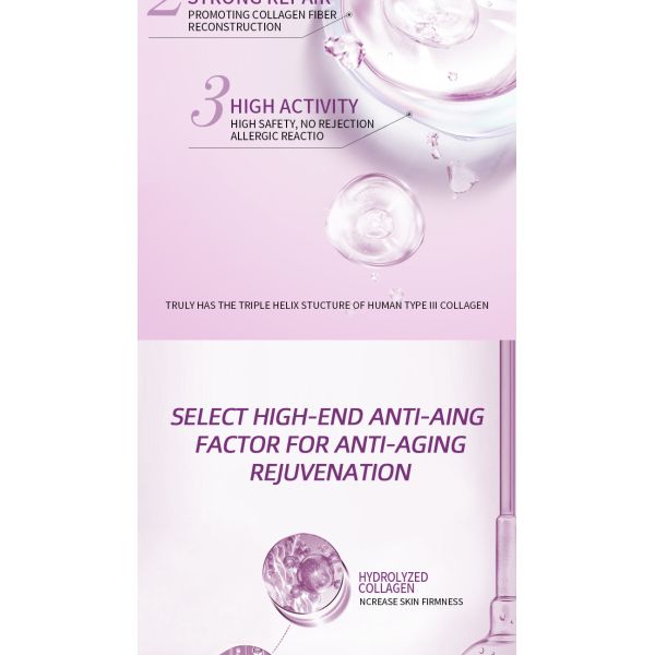 Spot Organic Anti-Aging Moisturizer for Essence Serum Recombinant III Collagen Whitening Serum for Women's Rejuvenation Organic