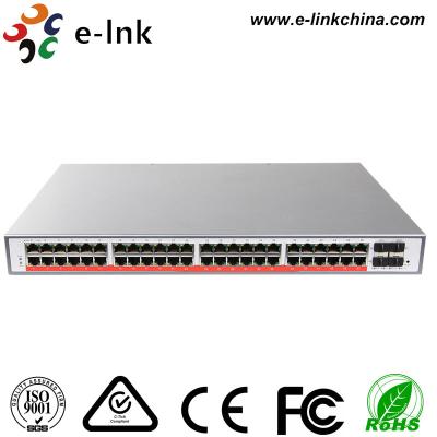 O poder controlado do ponto de entrada do gigabit sobre ethernet comuta a gestão da WEB de 48 portos/CLI