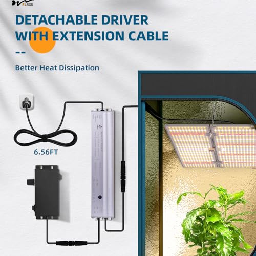 Luz de crecimiento de las plantas LED 480W BU4800 para Daisy Chain LEDs regulables