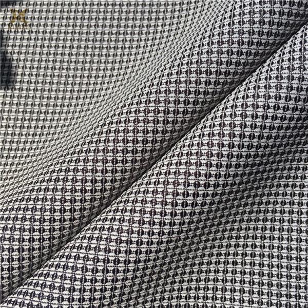 300D Polyester Woven Jacquard Beauty Textured Fashion Garment Fabric For Suits Blazers Medium Weight