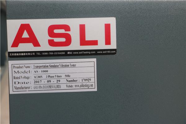 Digital Package Simulated Transport Vibration Test Equipment 150 ~ 300 RPM Rotating Speed
