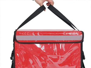 Large Rigid Insulated Delivery Food Bag Large Capacity Pizza Delivery Cooler Bag Backpack-style Delivery Insulated Box Large Capacity Foldable Waterproof