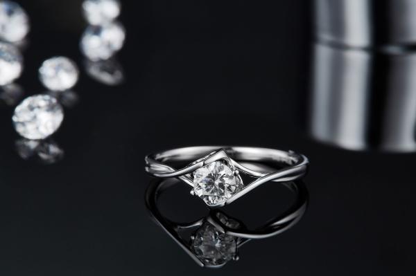 925 Sterling Silver Women Jewelry 3 carat Natural Moissanite Promise Ring Wedding Ring Engagement Gemstone Jewelry
