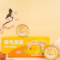 ODM Mango Pomelo Sago Branco da Neve Fungo Pêssego goma de sobremesa Caixa de presente portátil