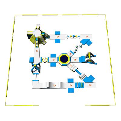 Jogos de flutuação infláveis personalizados do parque da água para os adultos/Aquapark Inflatables com material Anti-UV
