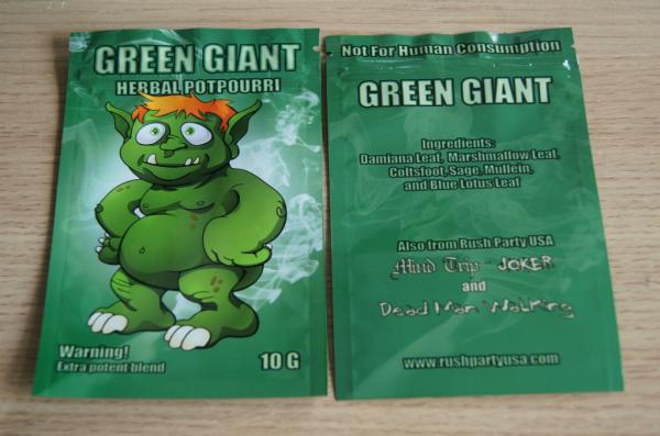 Clear Front Herbal Incense Packaging Recyclable Custom Logo For Tobacco Leave