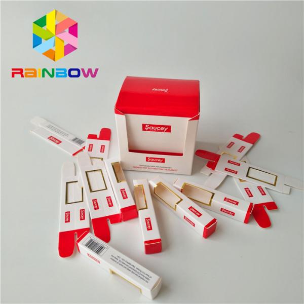 Final superficial mate de empaquetado del equipo del atomizador de Cbd de las cajas del tamaño del cartucho de encargo de Vape