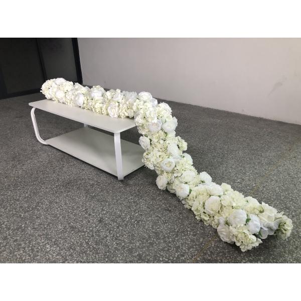 Свадебные украшения Поставки на заказ цвет шелковый свадебный цветочный стол бегущий милый стол Искусственные цветы