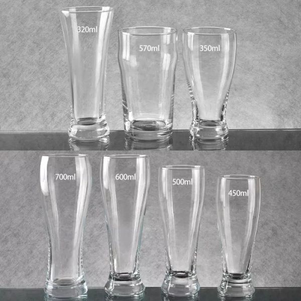 Beer Glasses 20oz Beer Drinking Glass Cup Pint Glass Craft Pilsner Weizen Beer Glasses