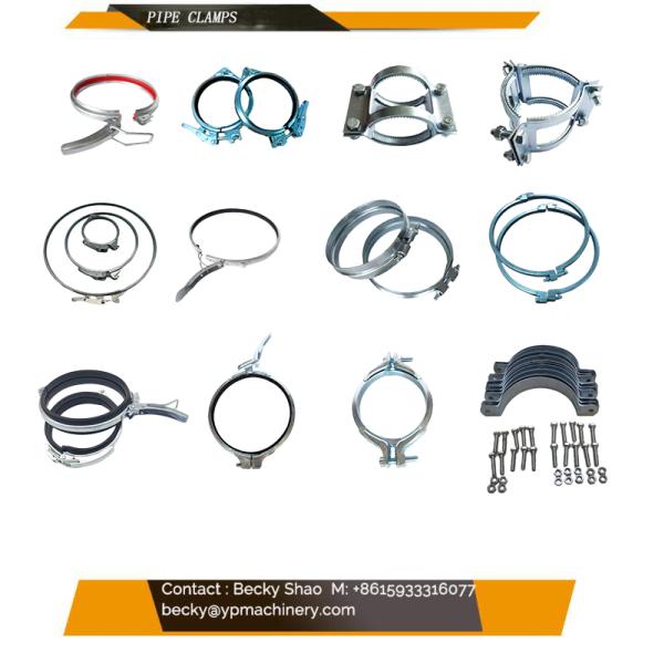 Регулируемое тонкое круглое кольцо трубка соединения 2 гальванизированная дюймом струбцин трубы