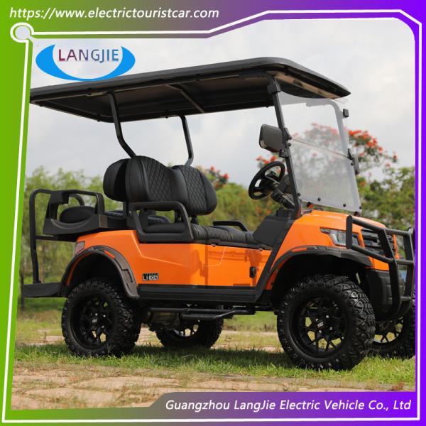 48V Electric Club Car 4 Seats Golf Buggy With CE Street Legal For Customer Satisfaction