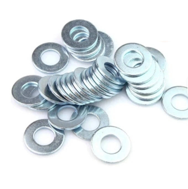 Q235 45# 304 316 Matetrial DIN 125 Flat Washer ZP Plain Black Teflon