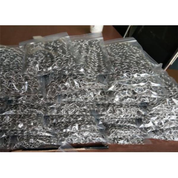 8''X6'' Chain Mail Pot Scrubber Cleaners SS316 Material