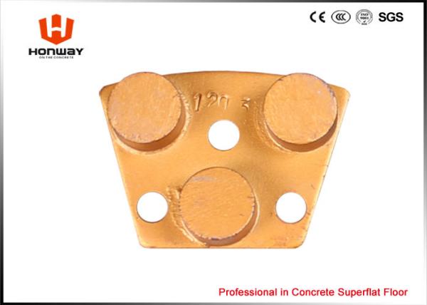 Durable Terrazzo Grinding Pads , Metal Grinding Pads D22*T12mm Bond Size
