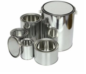 Pintura pequenos automotivos do metal das latas 0.21mm da pintura potenciômetros de 1 do litro vazio químico