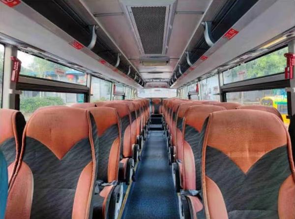 57-59 Seats Second hand luxury Buses ZK6127 diesel