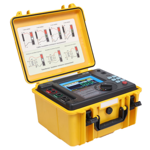 NCEL JSJY908 Digital Insulation Resistance Tester Meg Ohm Meter 10000V/10kV 7mA High Voltage Digital Display