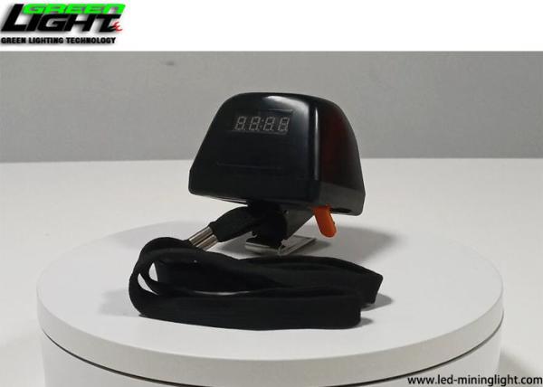 Kl4.5lm Digital LED Miners Cap Lamp 1.3 Watts 8000lux With Time / Battery Status Display