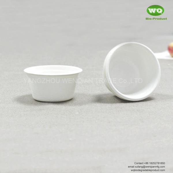 Biodegradable Sugarcane Pulp Coffee Cups 2/5/12 Oz-100% nature plant fiber Drinkware-Sustainable bagasse Cups in Bulk