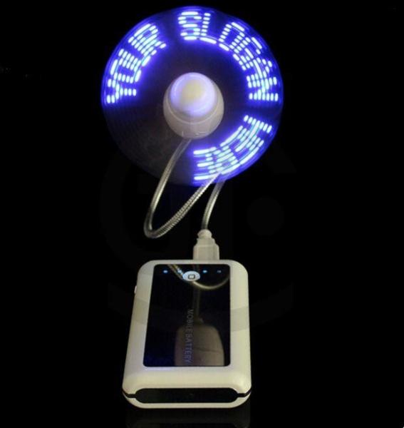 Handheld USB LED Message Fan For Concerts, Party, Night Clubs, Music Festivals ,Holiday Parades