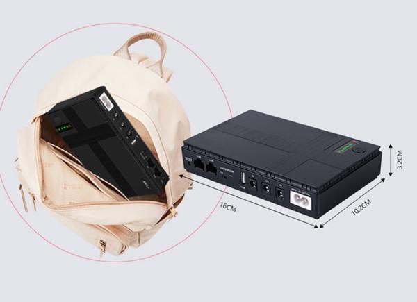 18W 36W Mini Poe Ups Portátil Mini Ups DC para Roteador Wifi Corrente de saída 1A/2A