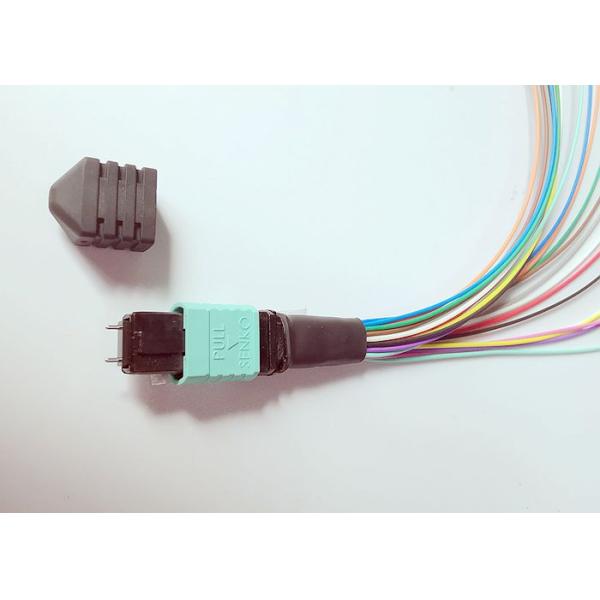 24 кабеля проламывания UPC кабеля проламывания ядра MPO польских 0.9mm оптически