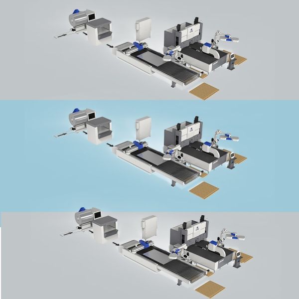 Flexible Manufacturing System FMS for Sheet Metal Automation